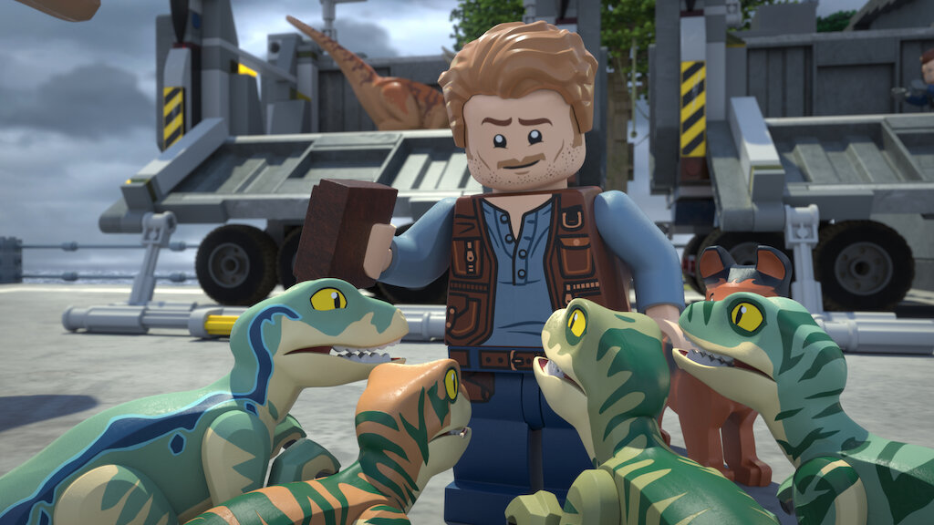 lego jurassic world blue